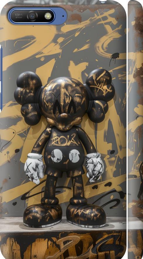 Чехол на Huawei Y6 2018 Bronze kaws (6097m-1637-42517)