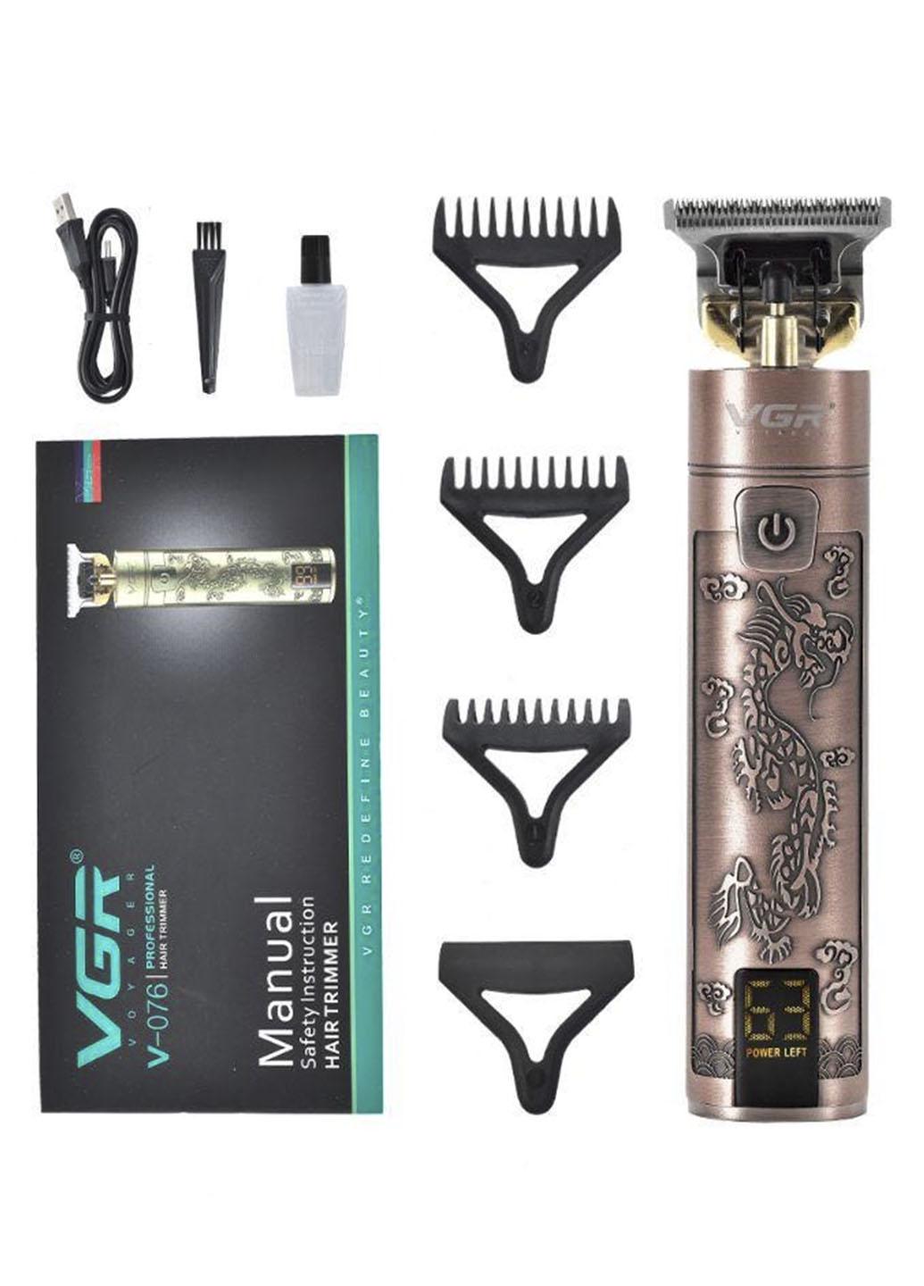 Триммер для бороды VGR V-076 машинка для стрижки усов (GV-1024)