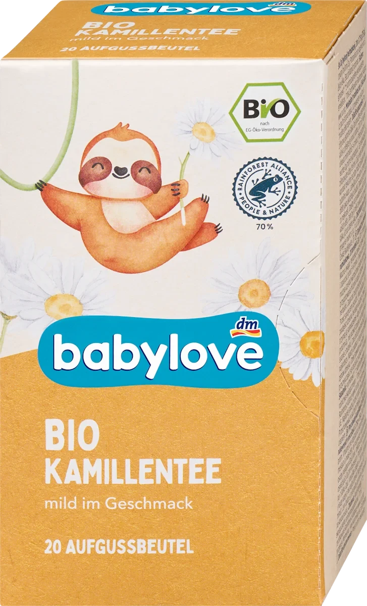 Чай Babylove с ромашкой для детей с 5 месяцев 20 пакетиков (2932497951)