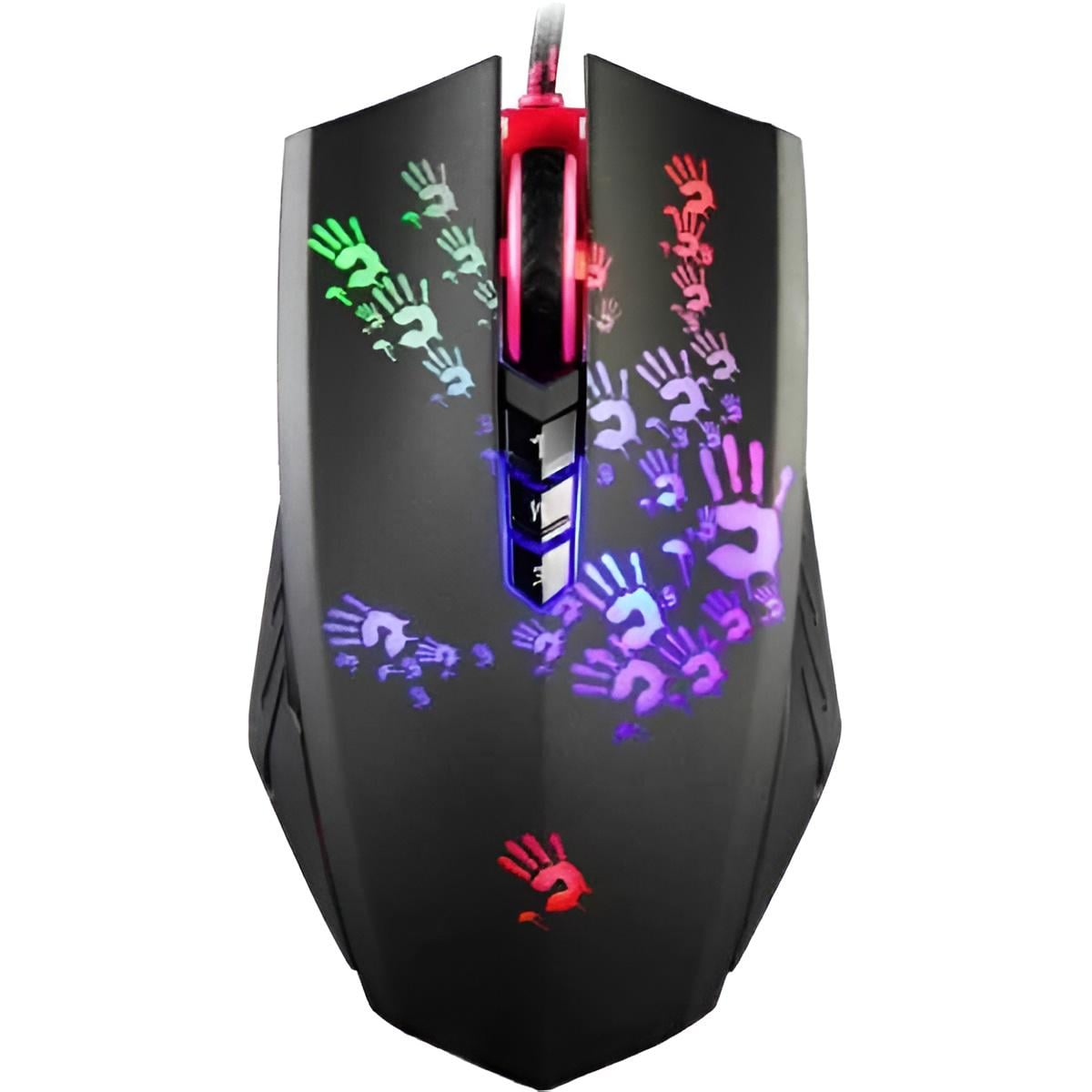 Компьютерная мышка проводная игровая BLOODY A60A USB Black (A60A BLOODY Black)