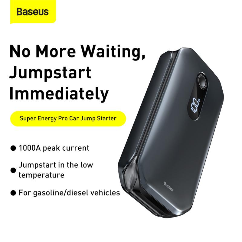 Пристрій пусковий Baseus Super Energy Pro Car Jump Starter 12000 mAh - фото 2