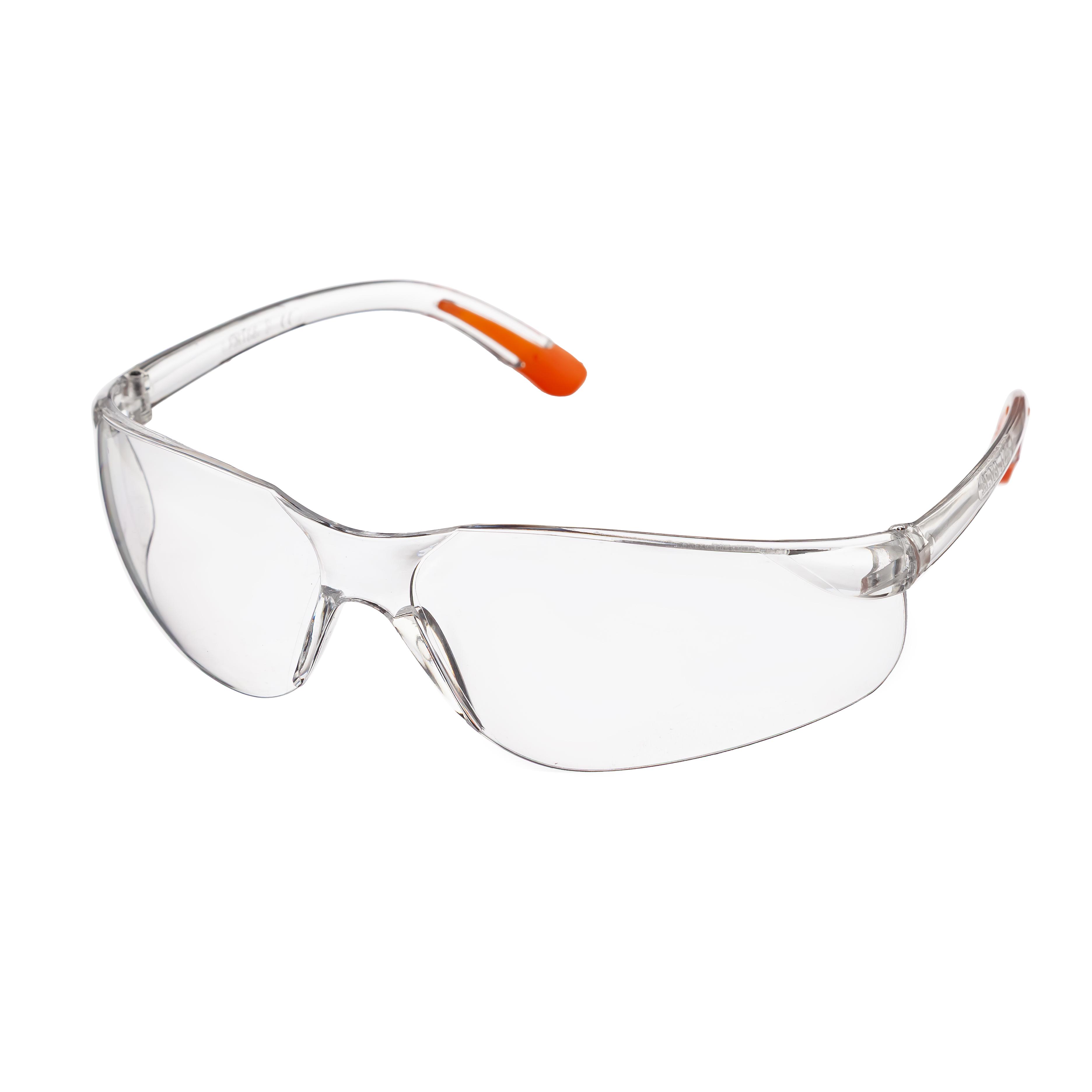 Очки защитные прозрачные Polax с поликарбонатными линзами и резиновыми заушниками (53-050) Очки защитные прозрачные Polax с поликарбонатными линзами и резиновыми заушниками (53-050)