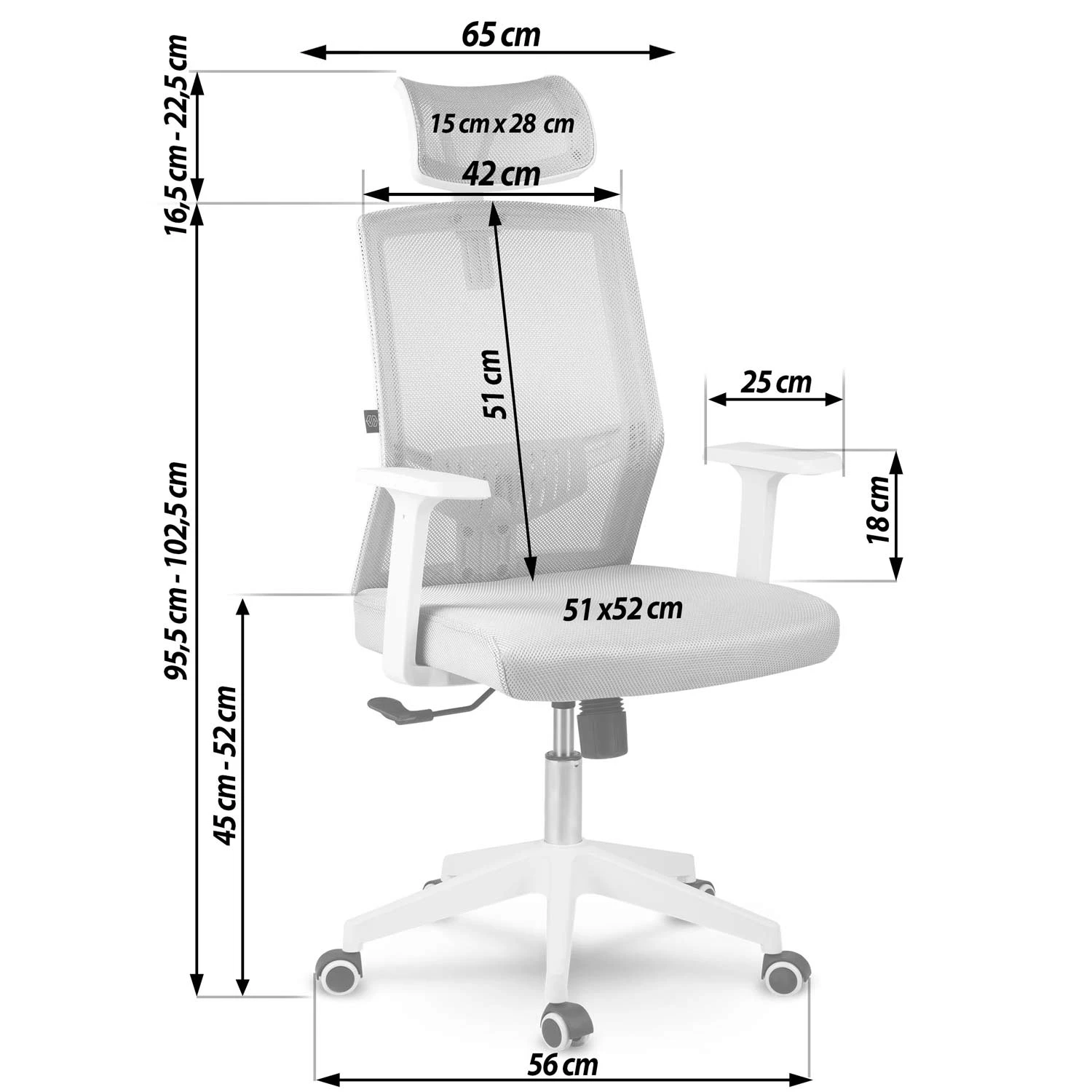 Офісне крісло з мікросіткою Sofotel Rotar Сірий - фото 8 Офісне крісло з мікросіткою Sofotel Rotar Сірий - фото 8