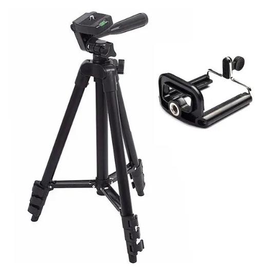 Штатив універсальний TRIPOD 3120 для фотоапарата та телефона металевий 1,02 м (DR017690) - фото 2