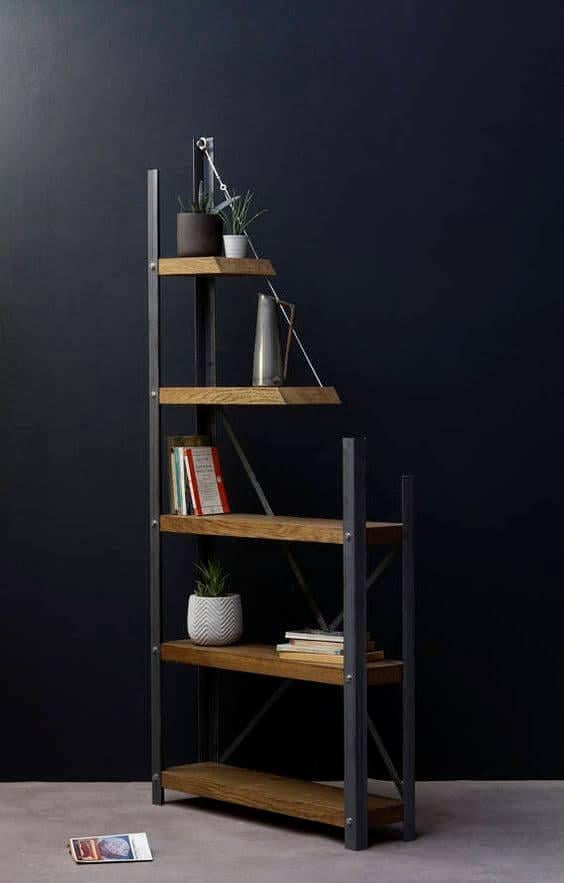 Етажерка GoodsMetall Енштейн в стилі Лофт 1500х900х250 мм