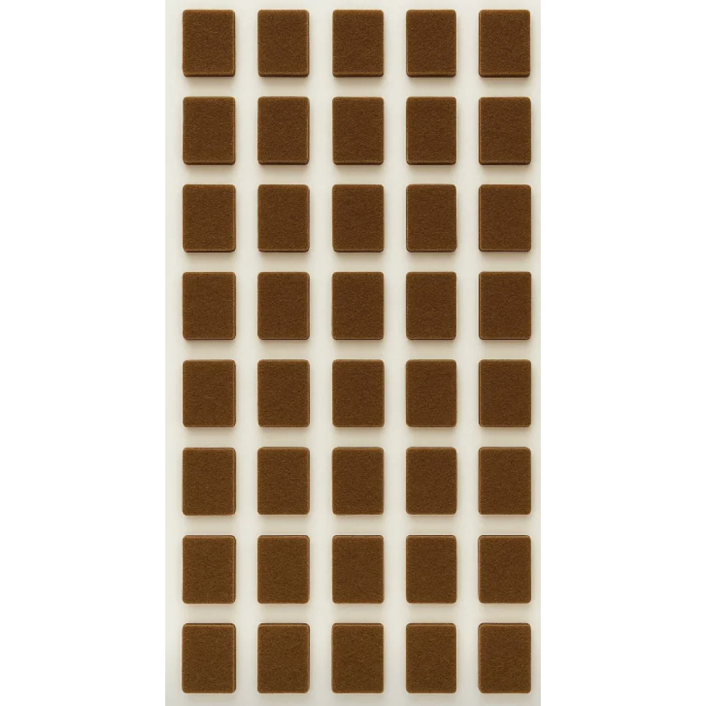 Накладка для меблів самоклеюча Weiss 20х14 мм 40 шт. Бежевий (AF0953)