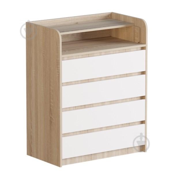 Комод пеленальный Эверест сонома белый