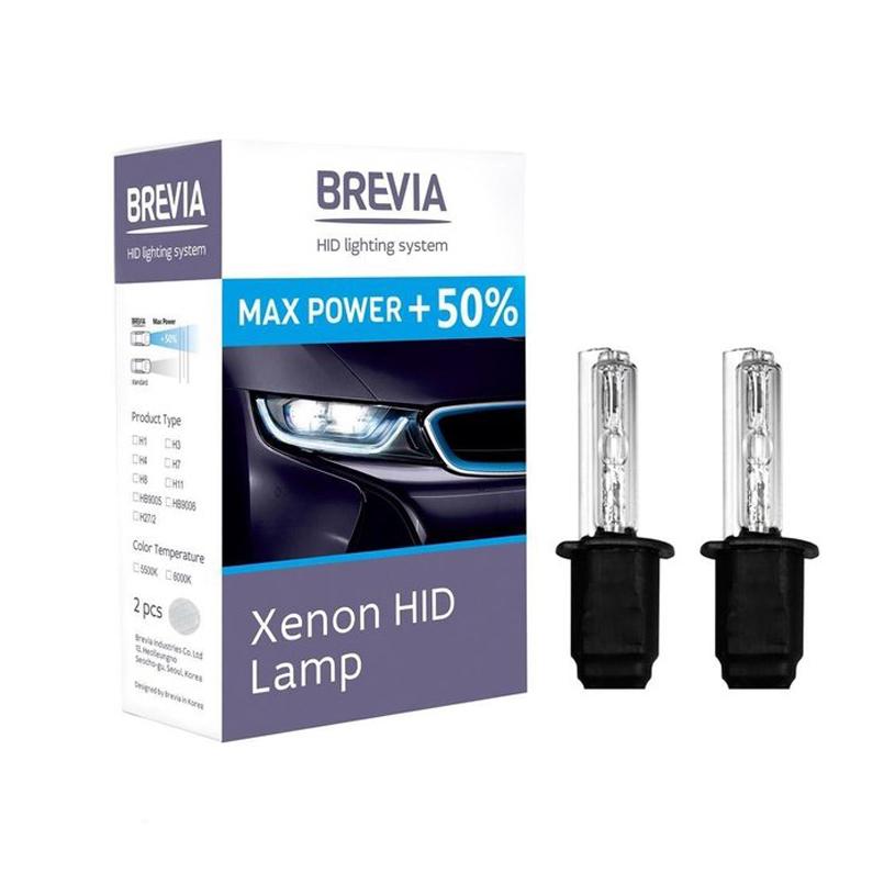 Ксеноновая лампа Brevia PK22s H3 +50% 4300K 85 В 35 Вт 2 шт. (12343MP)
