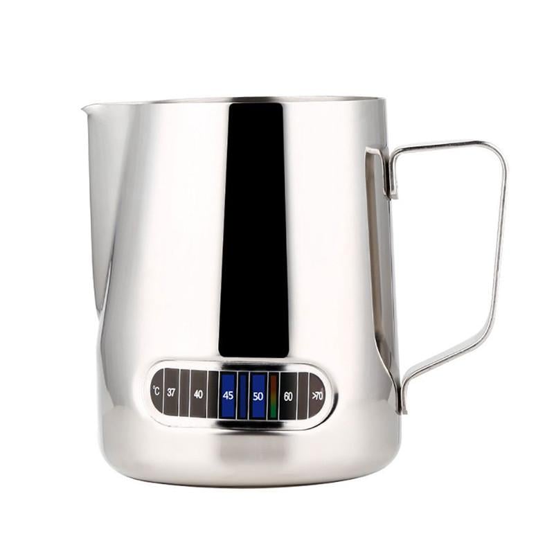 Молочник Ecocoffeetools LH600T с термометром нержавеющая сталь 600 мл (2661448648)