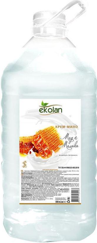 Крем-мыло жидкое Ekolan Мед & Молоко 5000 г (18084)