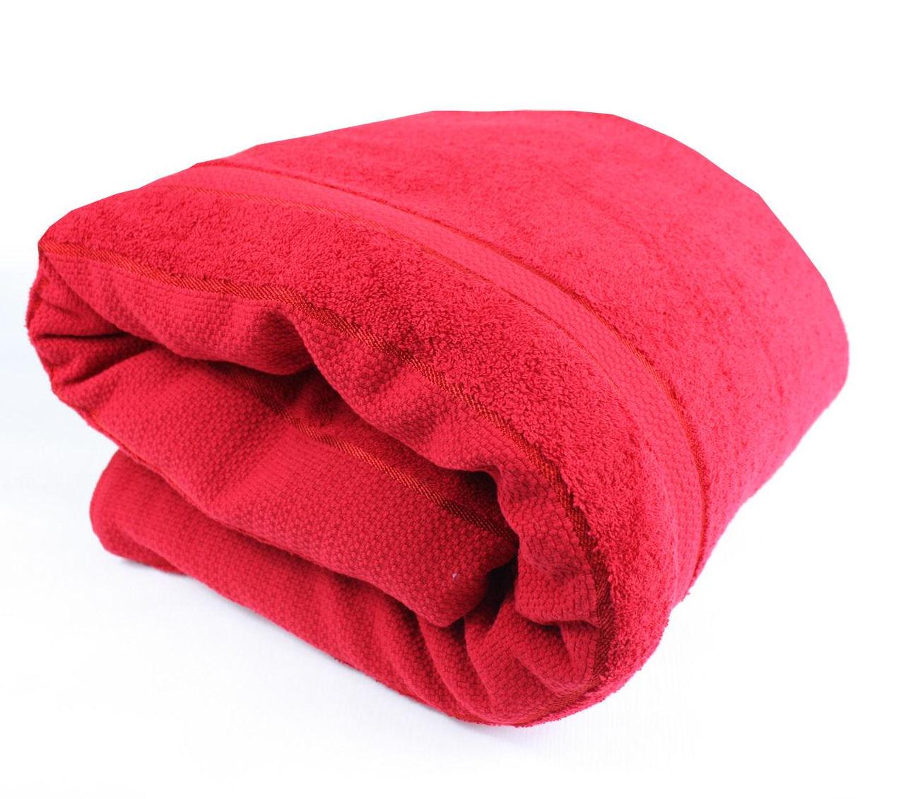 Простынь махровая М0014 150x200 см Красный (137907) Простынь махровая М0014 150x200 см Красный (137907)