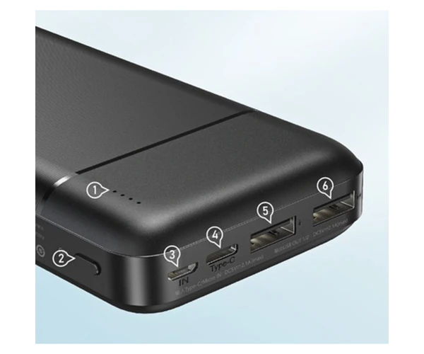 Батарея портативная Remax RPP-166 Lango 20000 mAh Black - фото 3 Батарея портативная Remax RPP-166 Lango 20000 mAh Black - фото 3