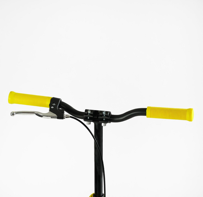 Самокат двоколісний Best Scooter SH-10865/4 SHARK з ручним гальмом/затискач керма/один амортизатор/в коробці/колеса PU 20 см (24996080) - фото 7