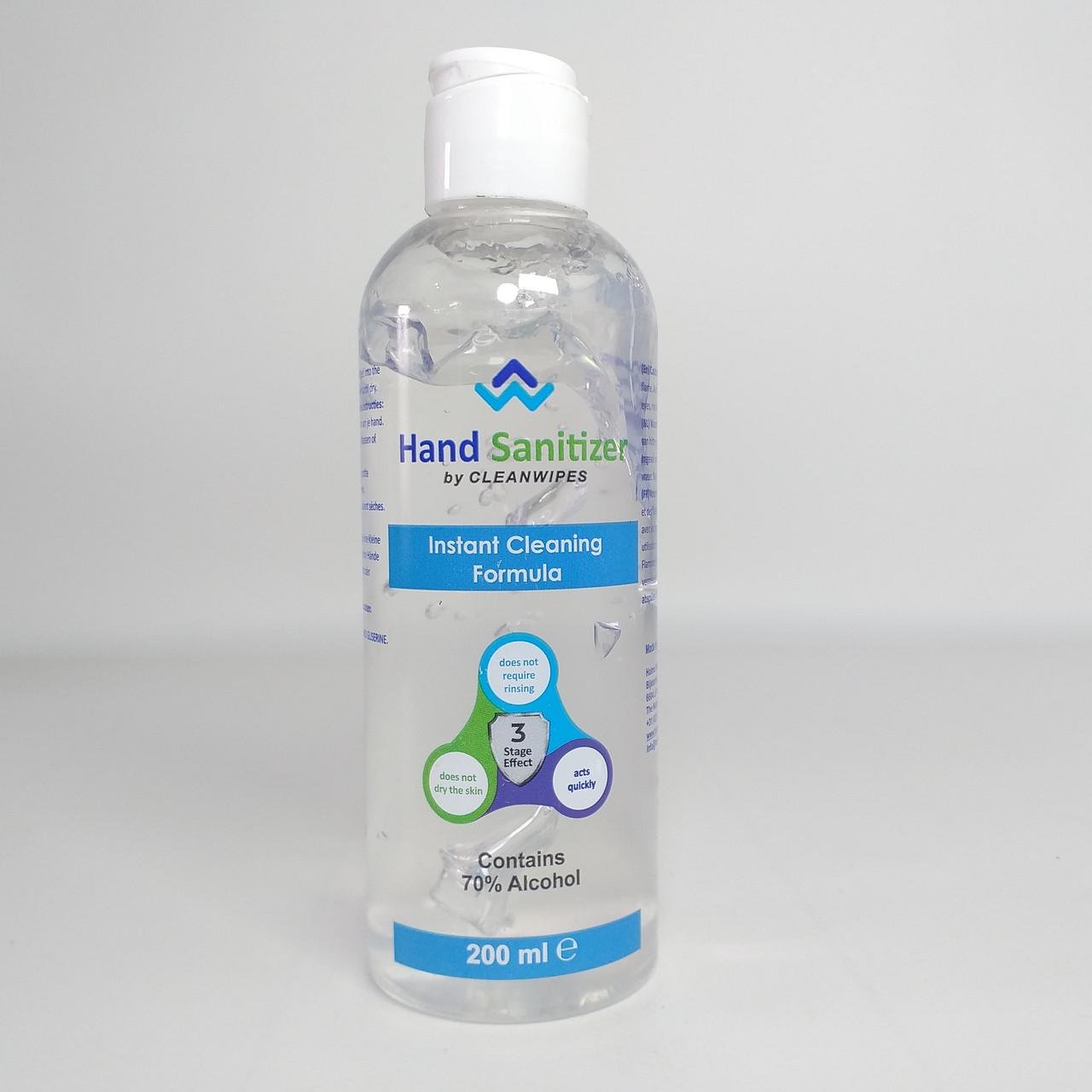 Гель антисептик для рук Hand Sanitizer 70% alcohol 200 мл (X-1839) - фото 3