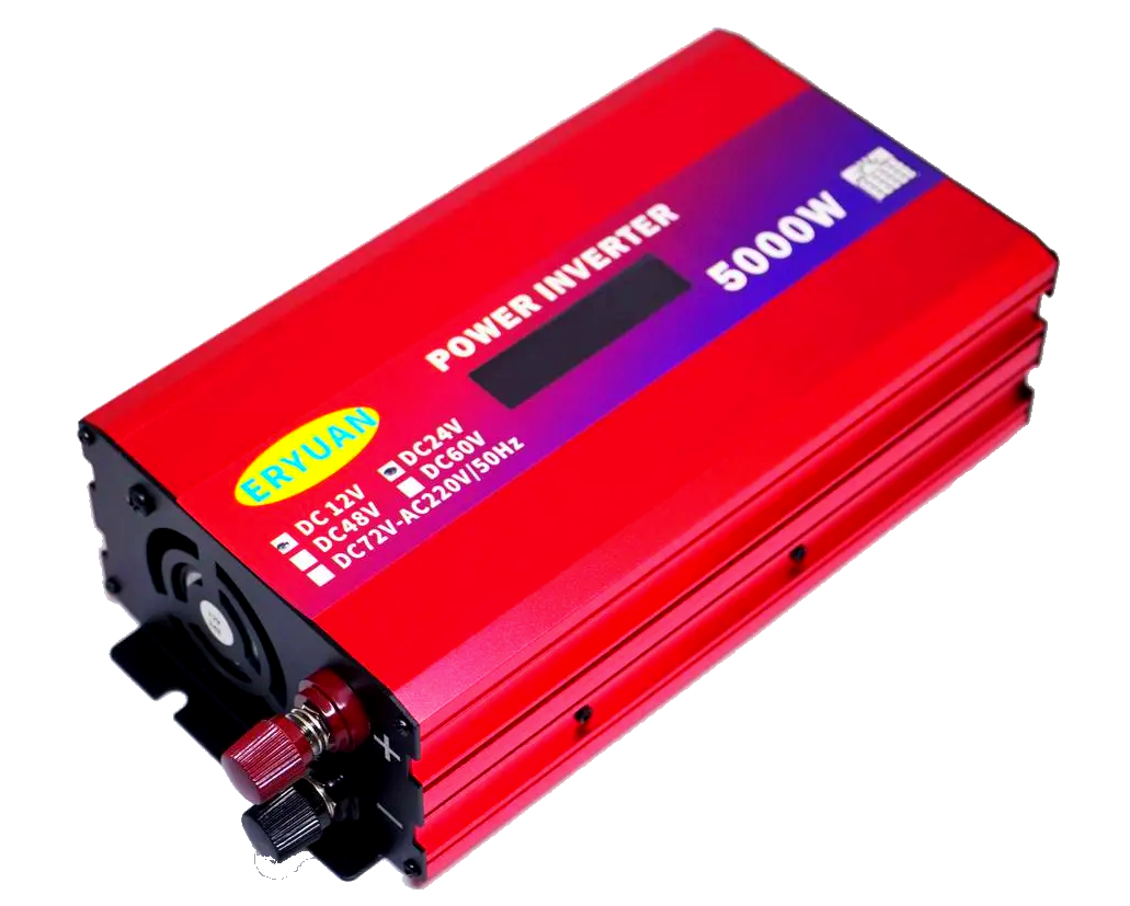 Інвертор автомобільний ERYUAN 12V-220V 5000W з LCD дисплеем та вольтметром (21039357) - фото 3 Інвертор автомобільний ERYUAN 12V-220V 5000W з LCD дисплеем та вольтметром (21039357) - фото 3