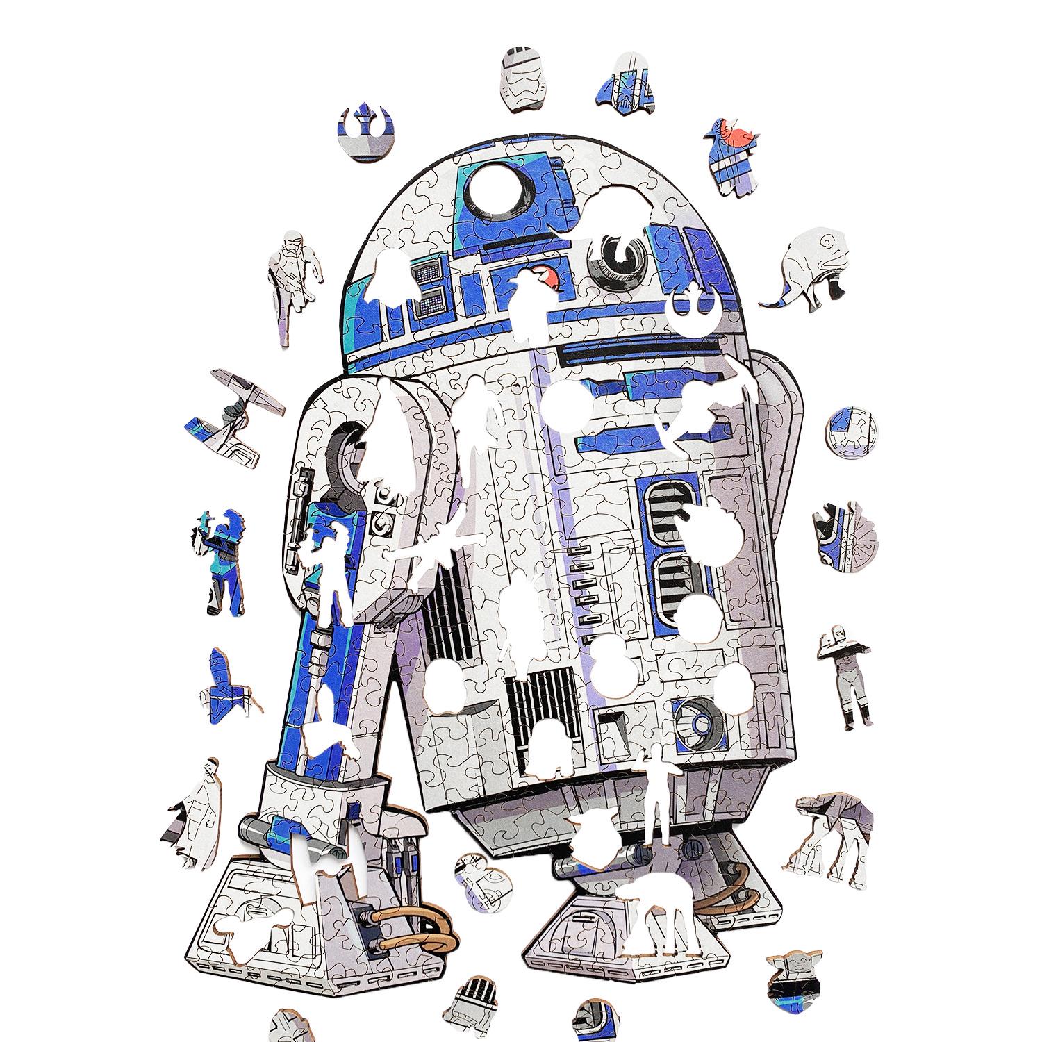 Пазл фигурный деревянный Woods Story R2D2 L (WSUA0073) - фото 13