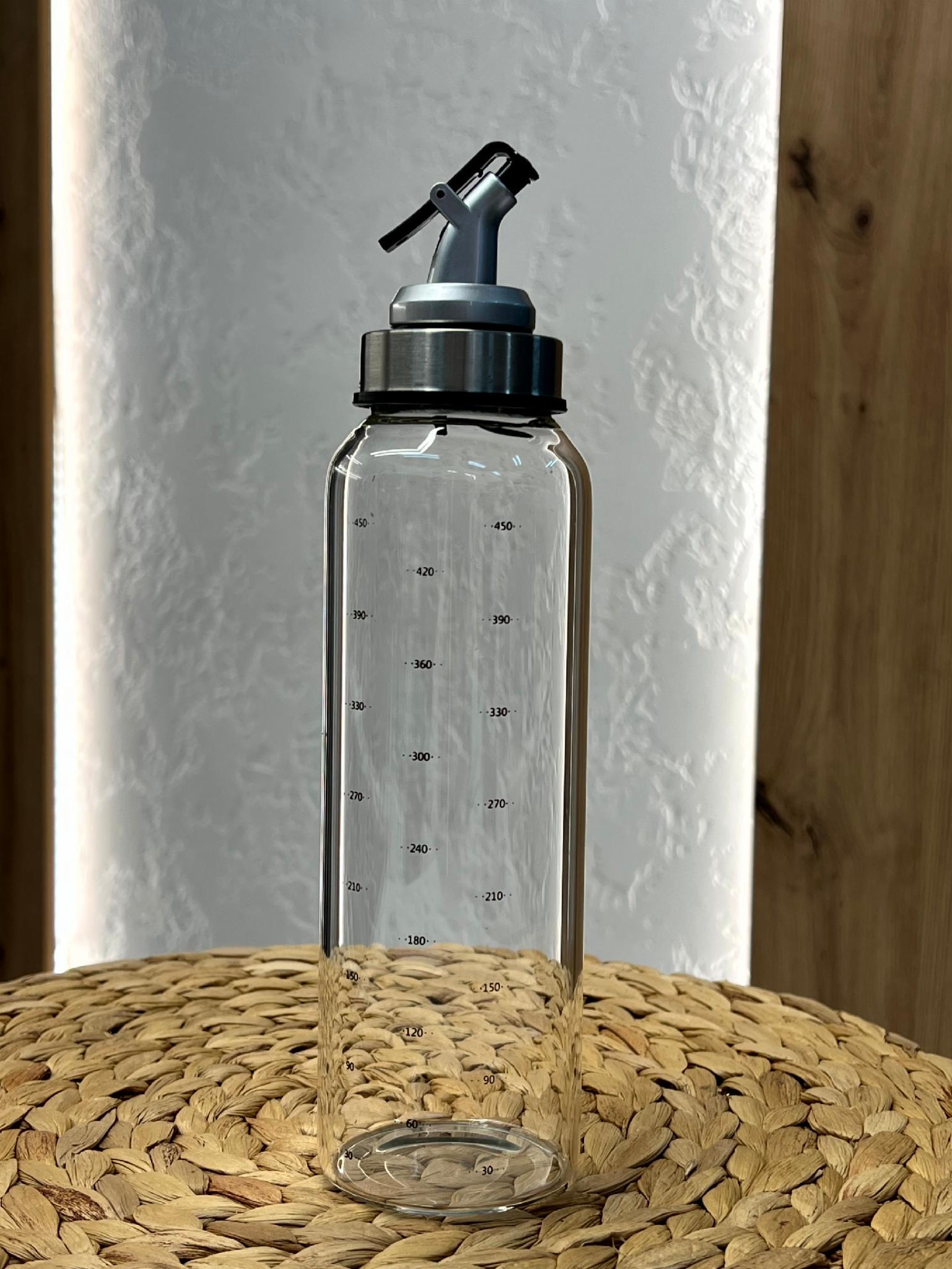 Бутылка для масла или уксуса стеклянная 560 мл