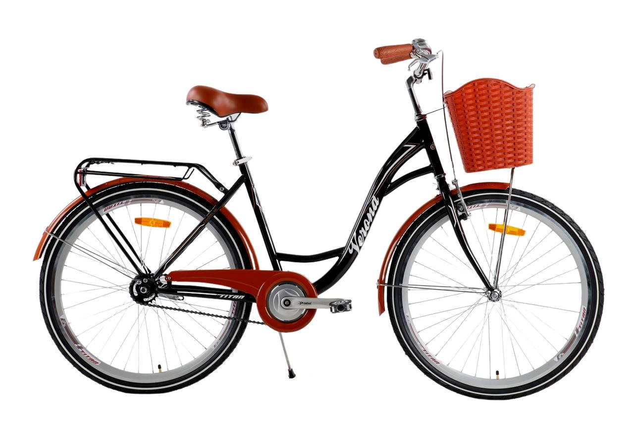 Велосипед Titan Verona 2021 26" 18" Черный