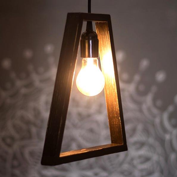 Подвесной светильник из дерева Асиян Венге (ЛЮС-004512)