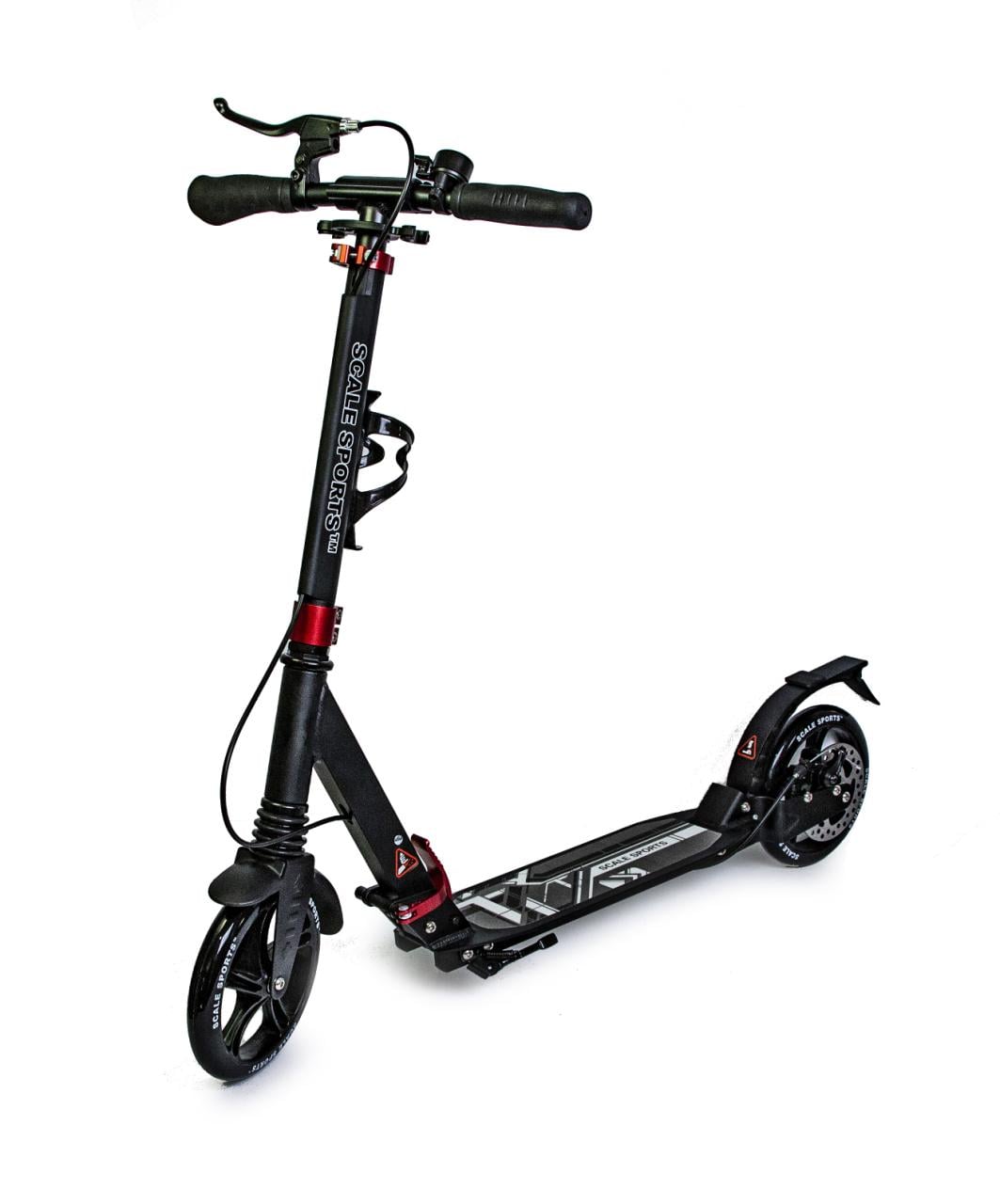 Самокат двухколесный Scale Sports SS-04 дисковый тормоз Black