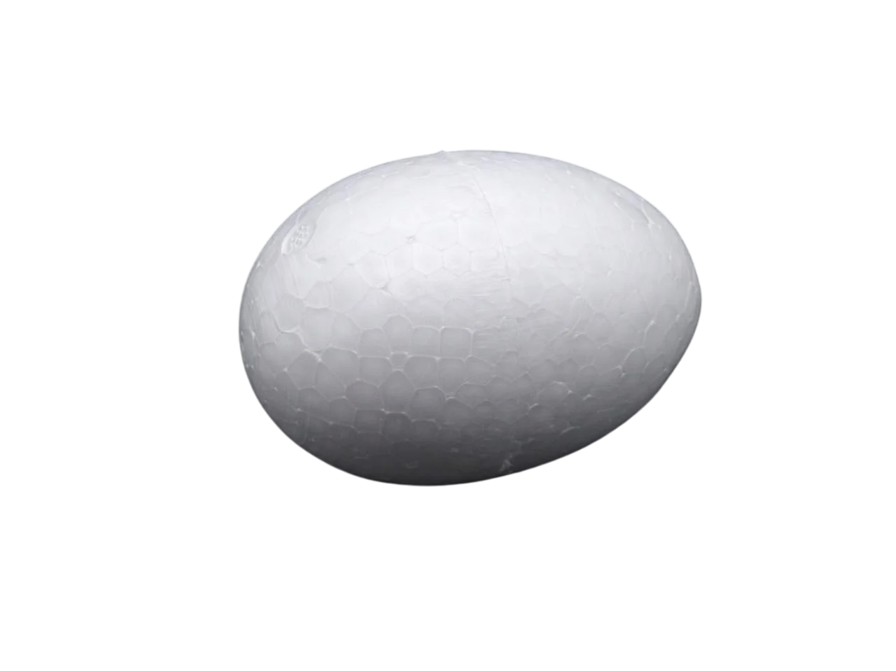 Заготівка пінопластова Яйце декоративна для декупажу та творчості 90 мм Білий (PN-314-3)