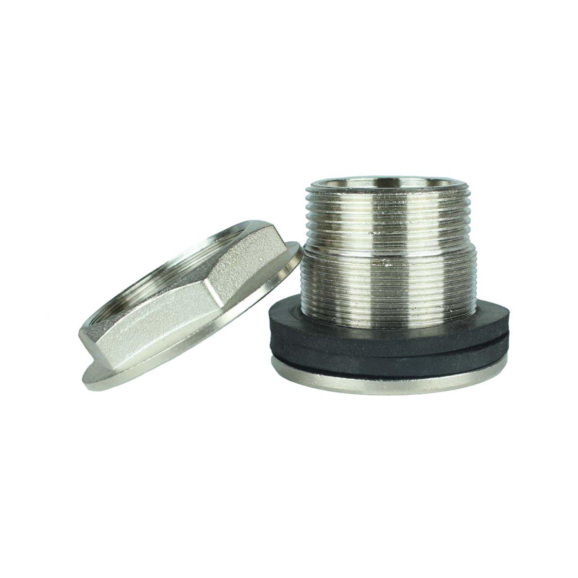 Врезка в бак VA Б5104А усиленная никелированная Ø50 мм 1 1/4" (000027664)