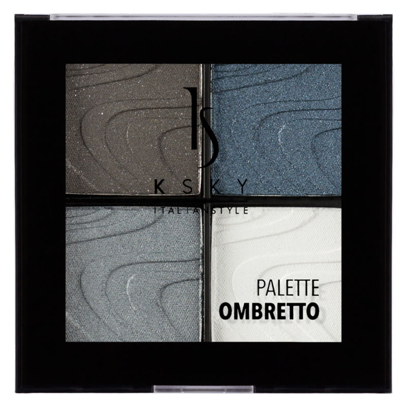Палетка теней для век KSKY Eyeshadow Palette 4 чудесных оттенка в одном компактном формате 8 г (KS404)