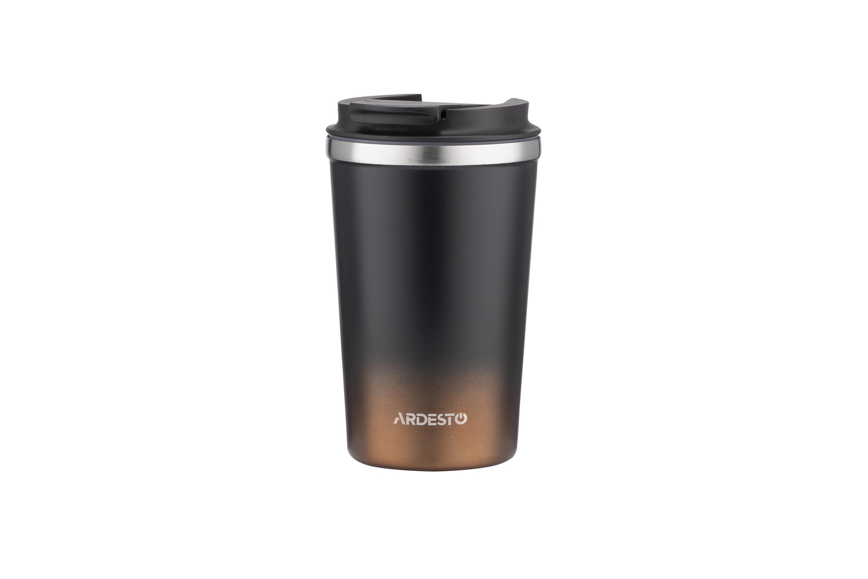 Термокружка Ardesto Black & Copper 360 мл (AR2636BC)