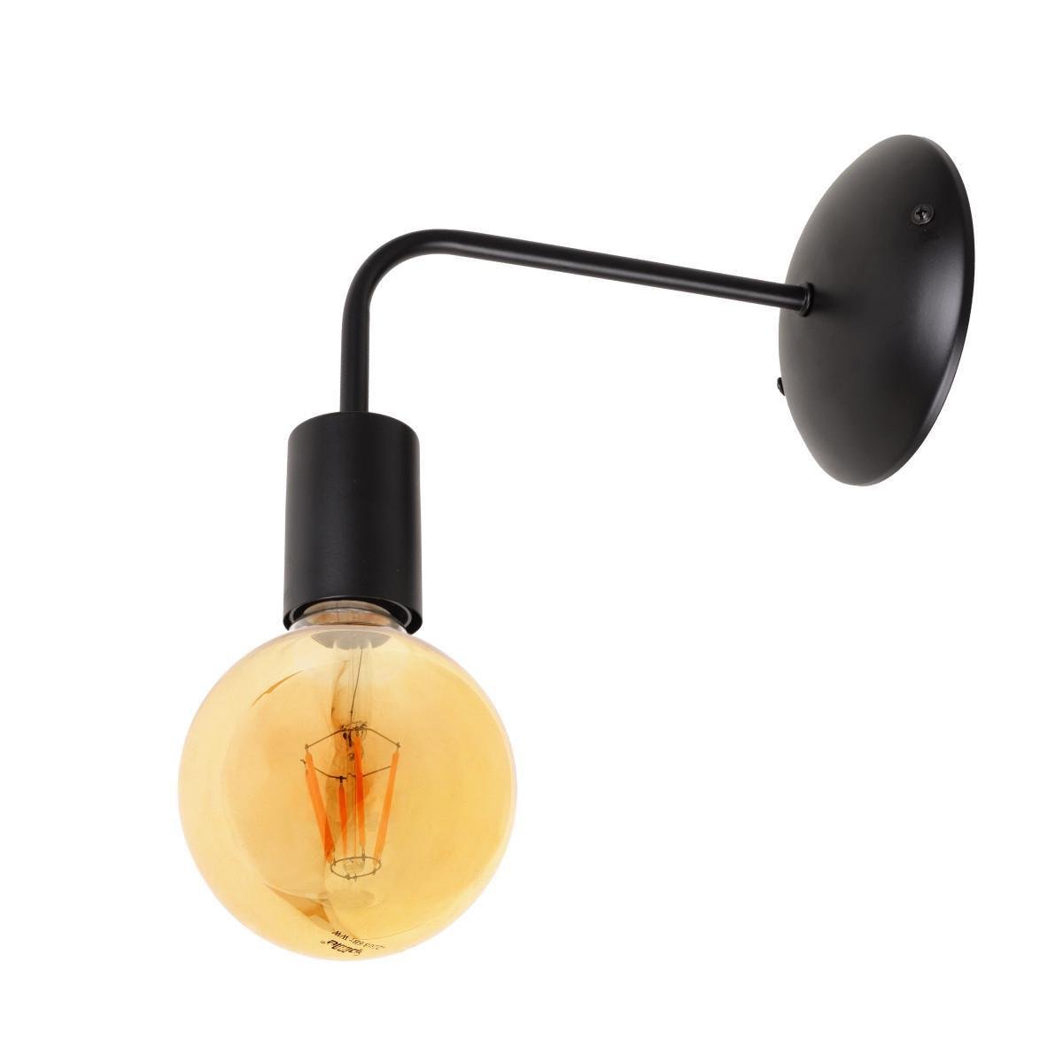 Бра металлическое лофт BL-698W/1 E27 BK (29-364)