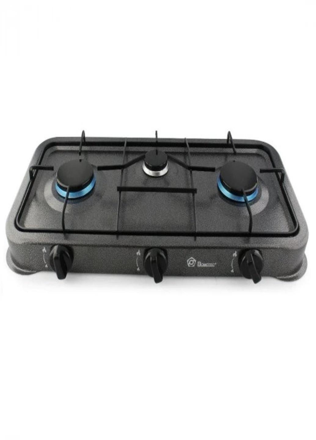 Плита газова Domotec MS-6663 настільна на 3 конфорки