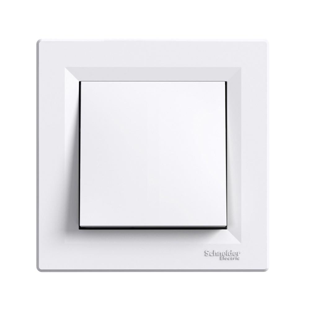 Выключатель одноклавишный Schneider Electric Asfora ЕРН0100121 Белый (2259448600)