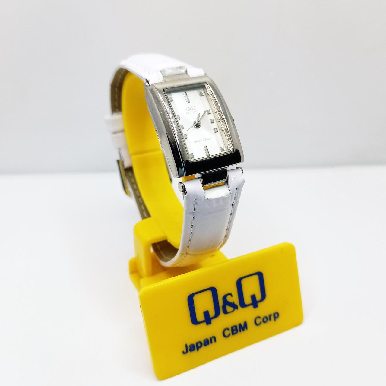 Наручные часы женские Q&Q кварцевые кожаный ремешок (GF29-058)