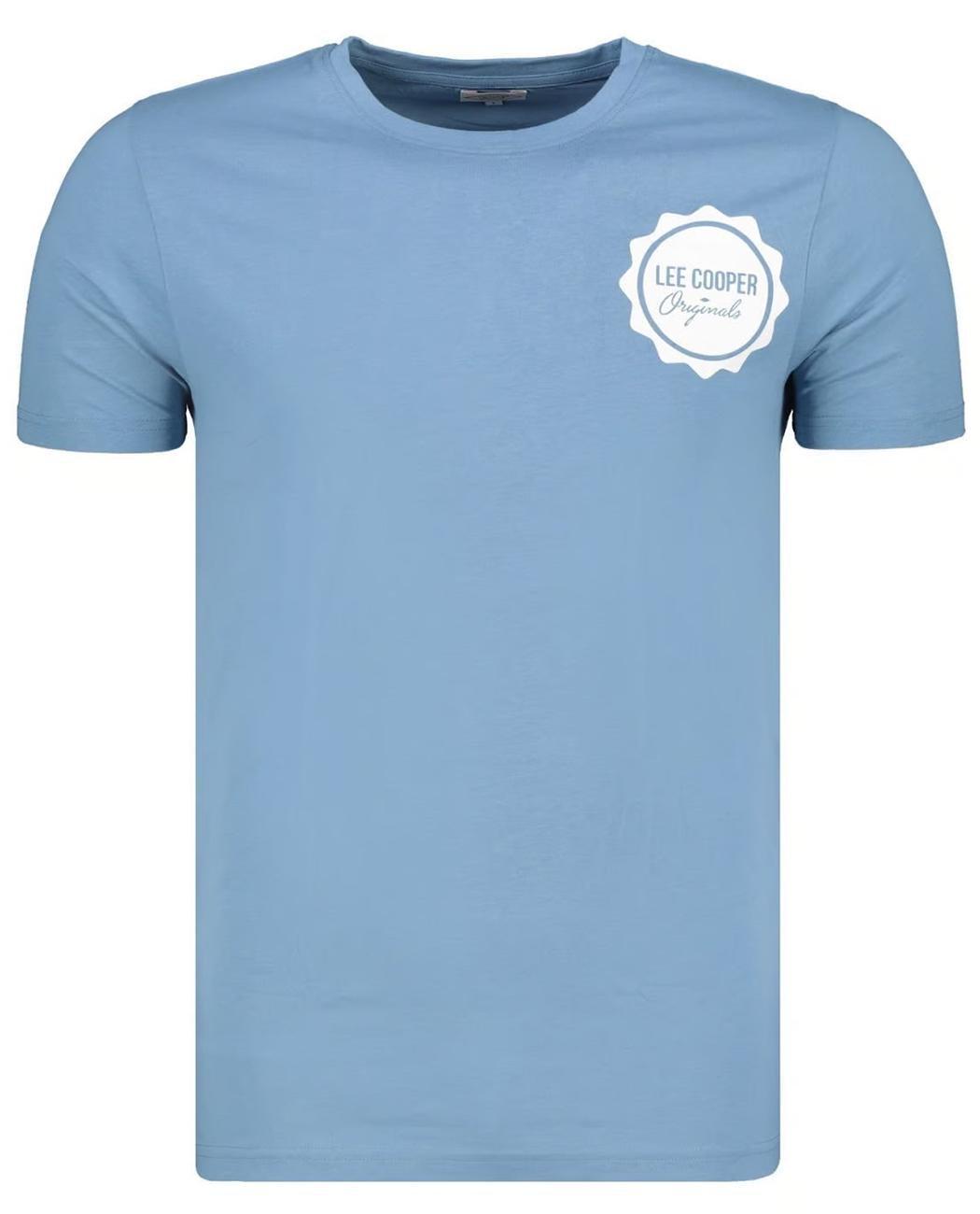Футболка мужская Lee Cooper LCUMTEE08BLH L Голубой (9911111148714)