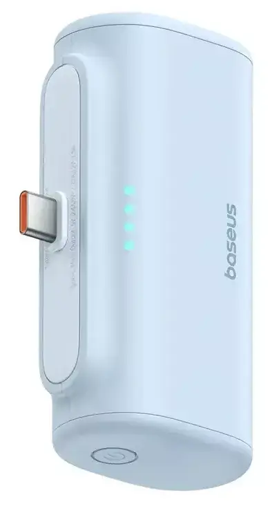 Батарея портативна BASEUS Compact Fast Charging Power Bank Type-C Edition P10068306313-00 5000 mAh 20 W Blue - фото 1