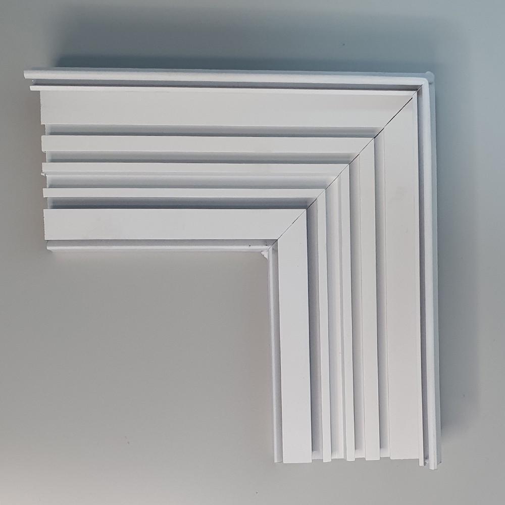 Угол карниза/гардины обыкновенной 90° три полосы правый Белый (1834786237) - фото 2 Угол карниза/гардины обыкновенной 90° три полосы правый Белый (1834786237) - фото 2