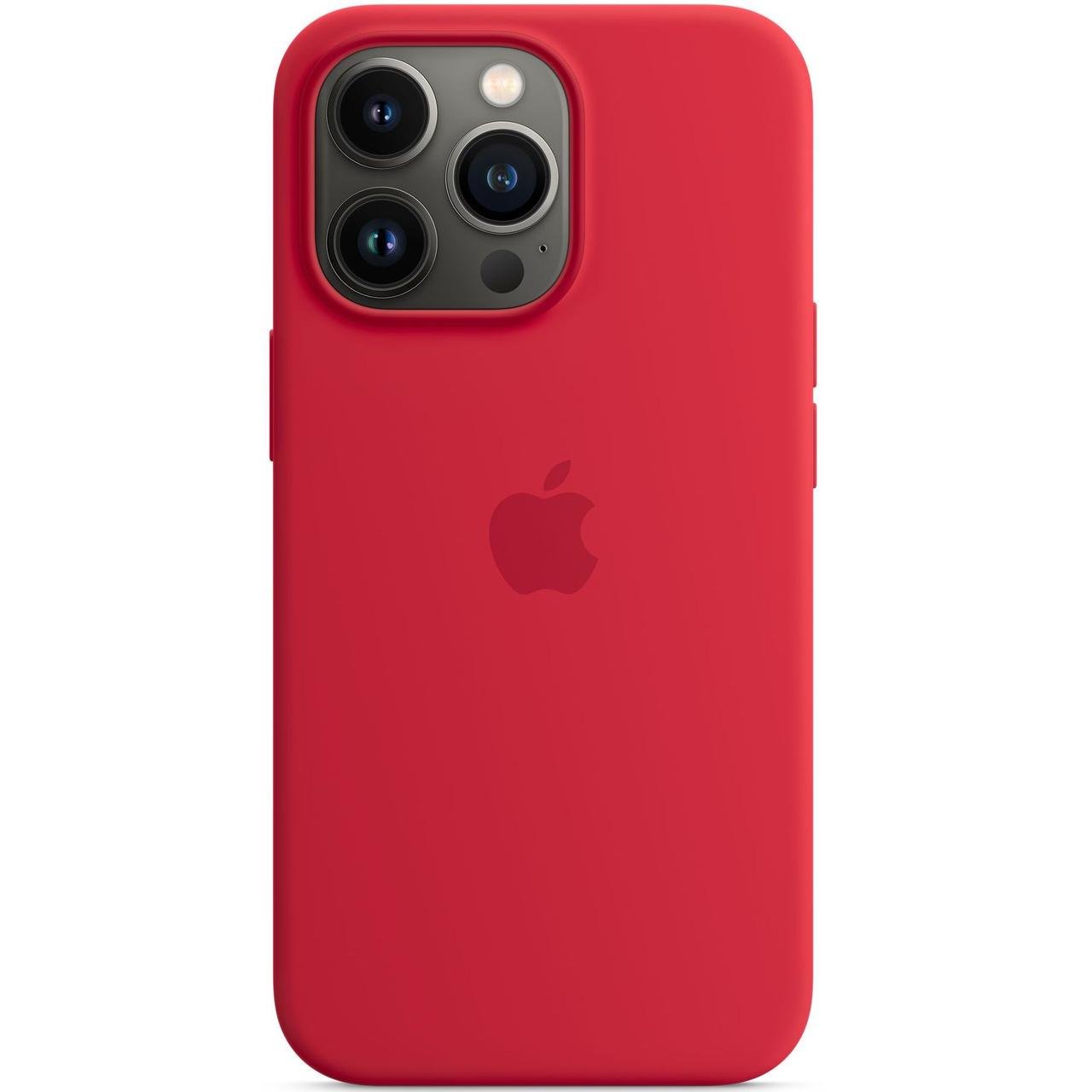 Cиликоновый чехол накладка Silicone Case for iPhone 13 Pro Max, Product Red (HC)(A)