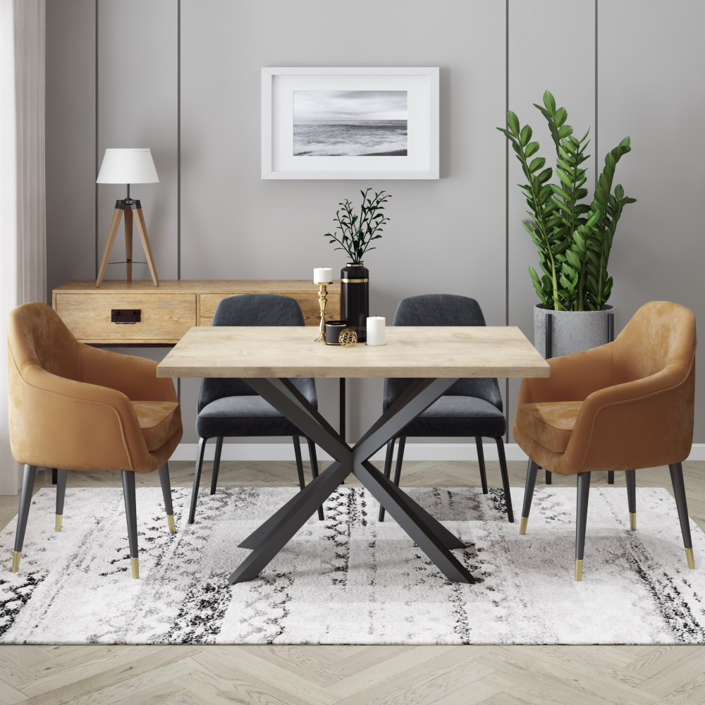 Каркас для стола из металла 850х450 мм H 730 мм Черный (1198) - фото 3 Каркас для стола из металла 850х450 мм H 730 мм Черный (1198) - фото 3