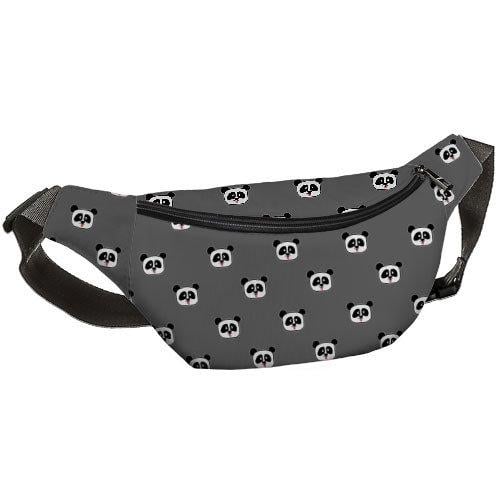Сумка-бананка через плече та на пояс Presentville Bumbag Панди 27х16 см (BB_18J001_BL_SE)