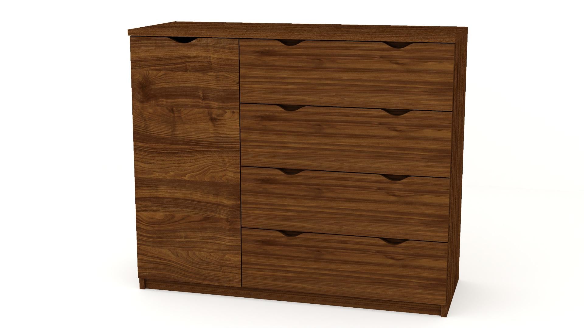 Комод Алекса ВК-48 115х38х89 см Орех селект каменный Комод Алекса ВК-48 115х38х89 см Орех селект каменный