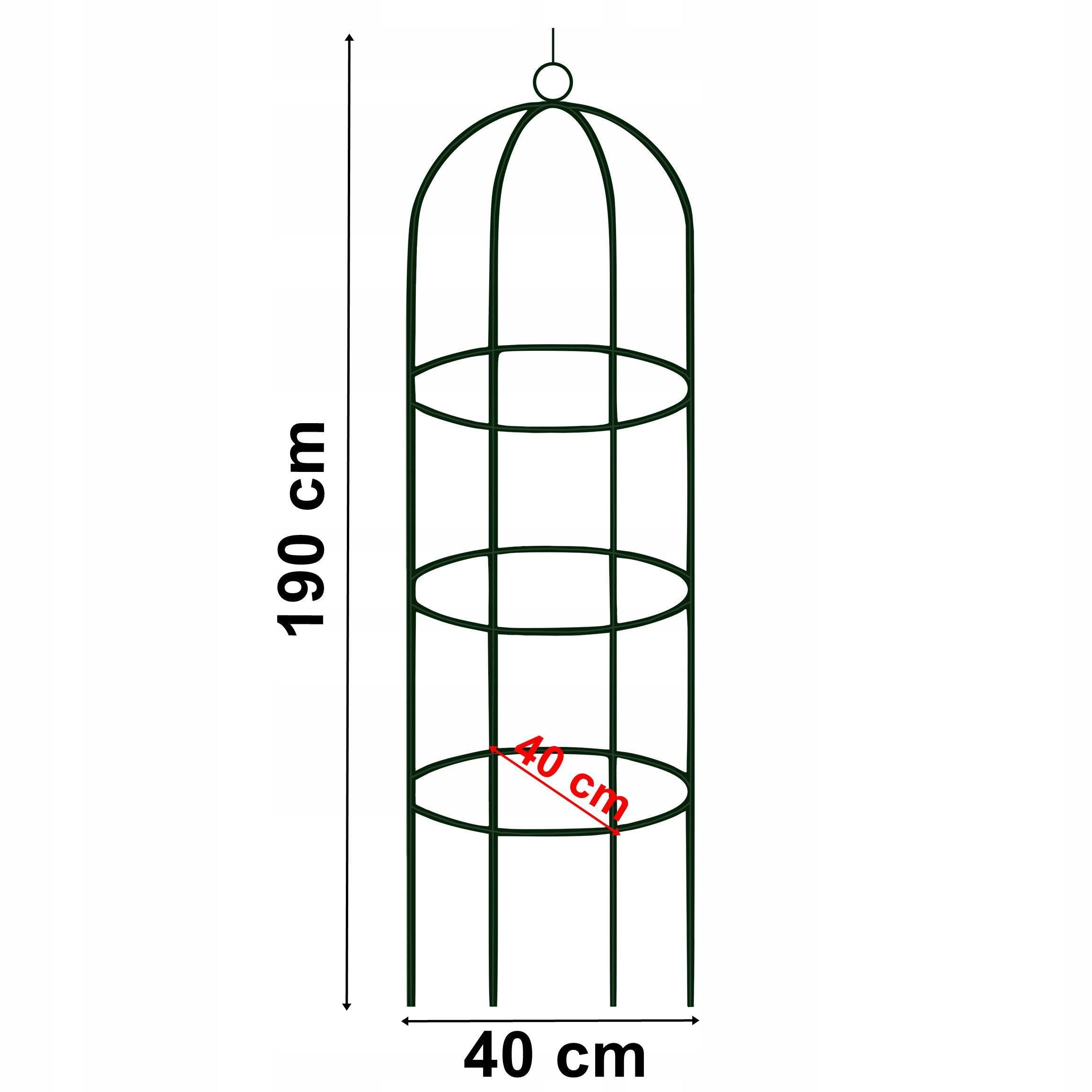 Опора для роз Gockowiak 190 см и анкеры крепления - фото 7