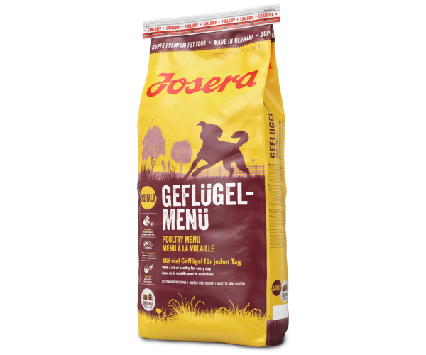 Корм сухой для взрослых собак Josera Geflugel Menu с домашней птицей 12,5 кг