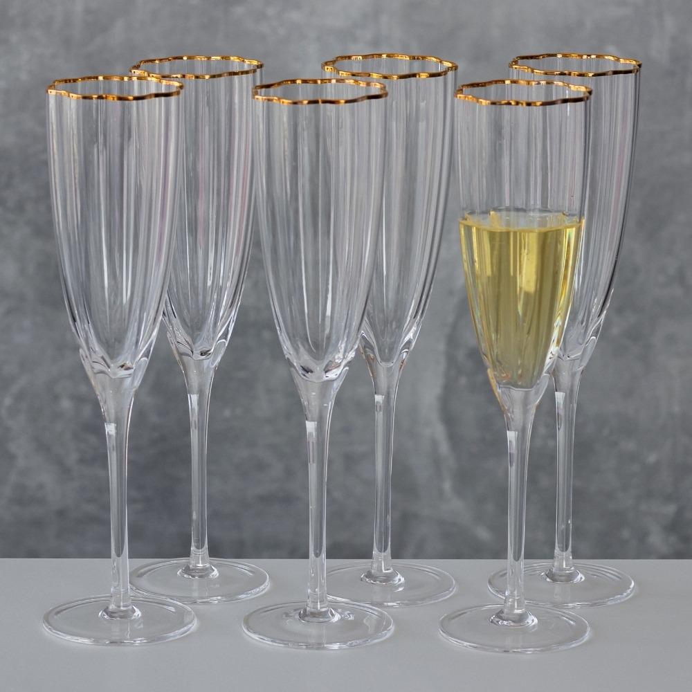 Набор бокалов стеклянных Золотой век 6 шт. 200 мл (9118-005)