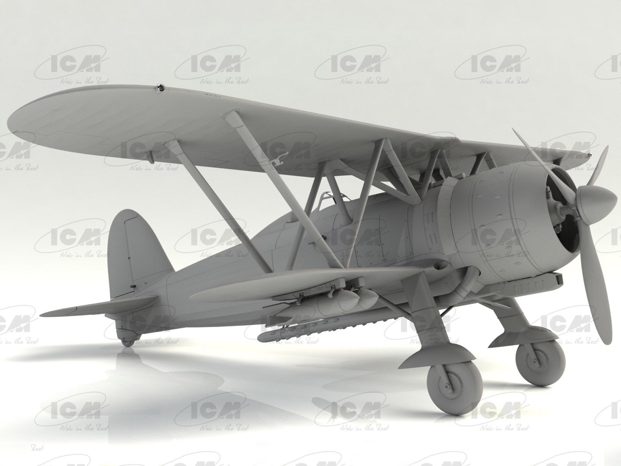 Сборная модель ICM CR. 42 Falco с итальянскими пилотами в тропической униформе (32025) - фото 13