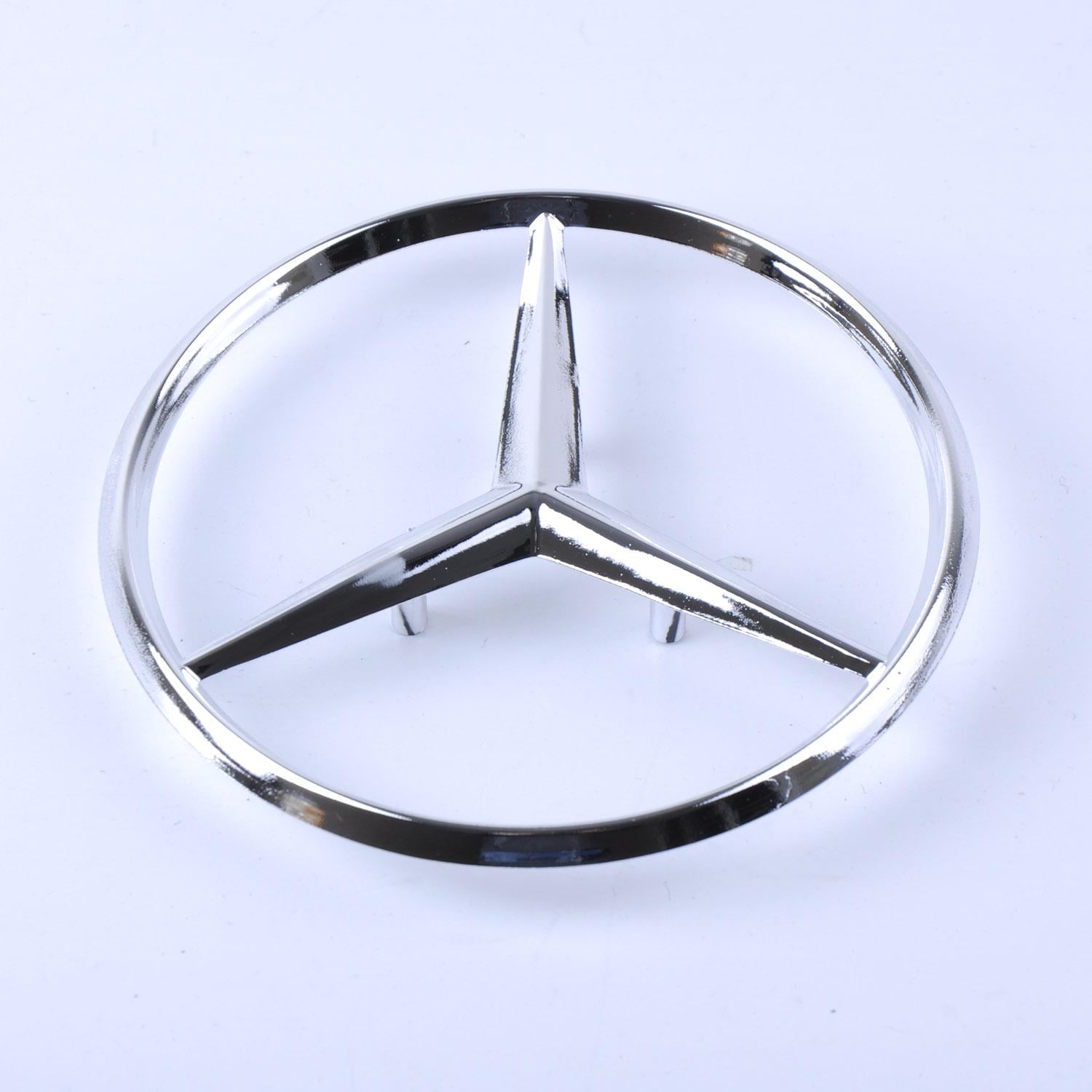 Емблема Mercedes 104 мм пластик 3 пуклі Vito 124 старий зад (289620)
