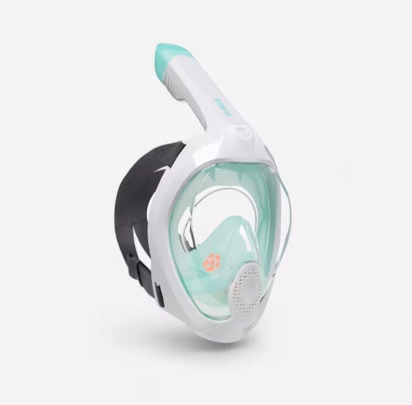 Маска для снорклинга Subea Easybreath+ Freetalk полнолицевая S/M Бирюзовый (2529819342)