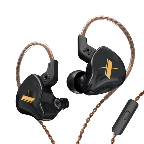 Наушники KZ ZS5 EDX Mic Black (1192309)