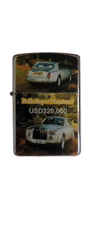 Зажигалка бензиновая карманная HL-82 Rolls Royse Phantom 7 (3726B)