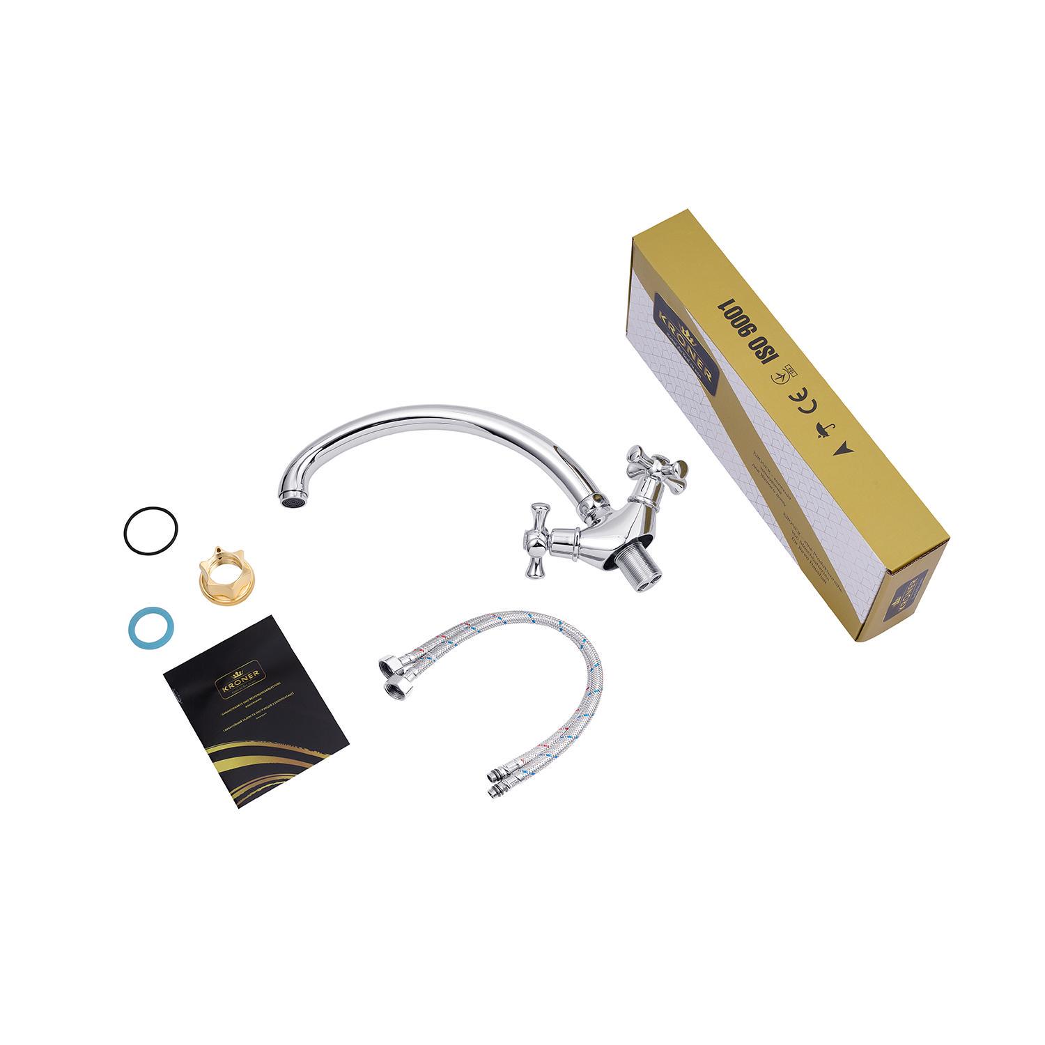 Змішувач для кухні Kroner KRM Rhein C032 (CV017352) - фото 7 Змішувач для кухні Kroner KRM Rhein C032 (CV017352) - фото 7