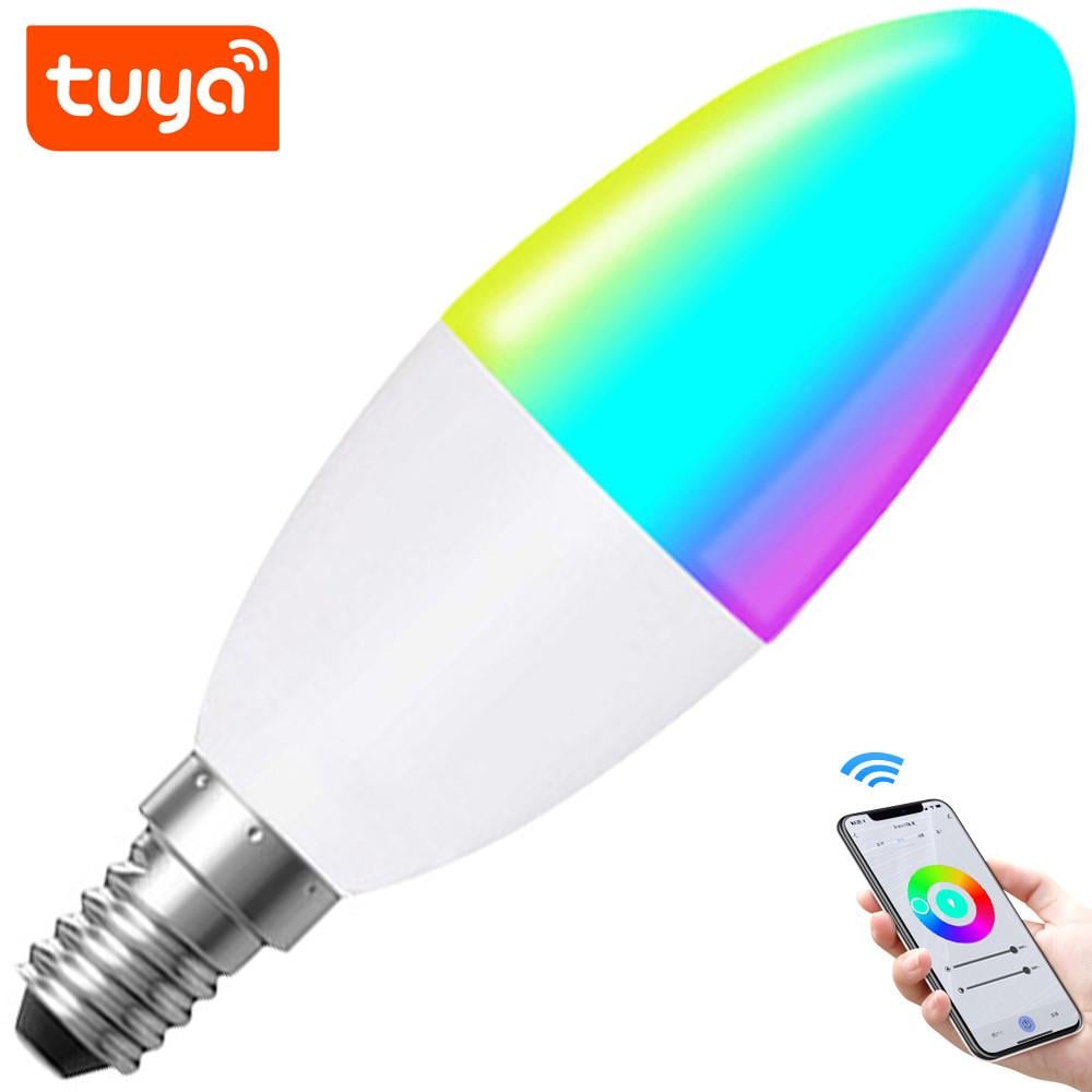 Розумна WiFi LED лампочка USmart Bulb-02w світлодіодна RGB лампа E14 цоколь з підтримкою Tuya для Android/iOS - фото 2