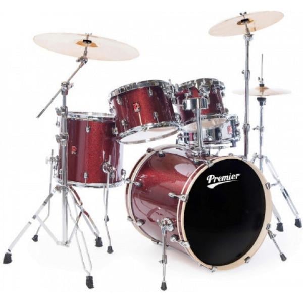 Ударна установка Premier-Percussion 64299-25 APK Stage 20 + Набір стійок 5864, APK/XPK Hardware Pack (3000 Series) Lunar Silver (18-3-14-168)